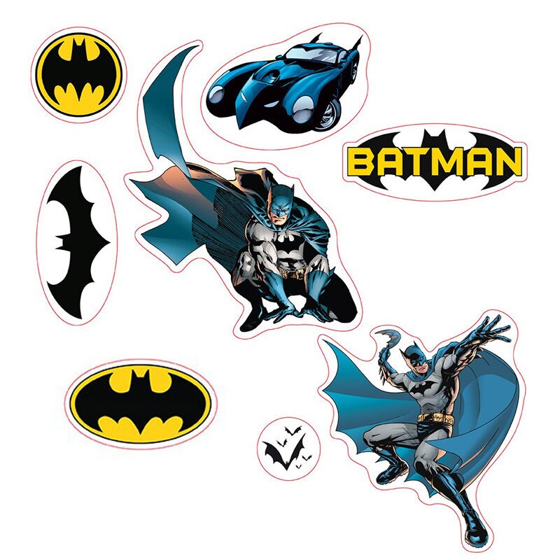 Batman - Stickers Hero 8 stuks