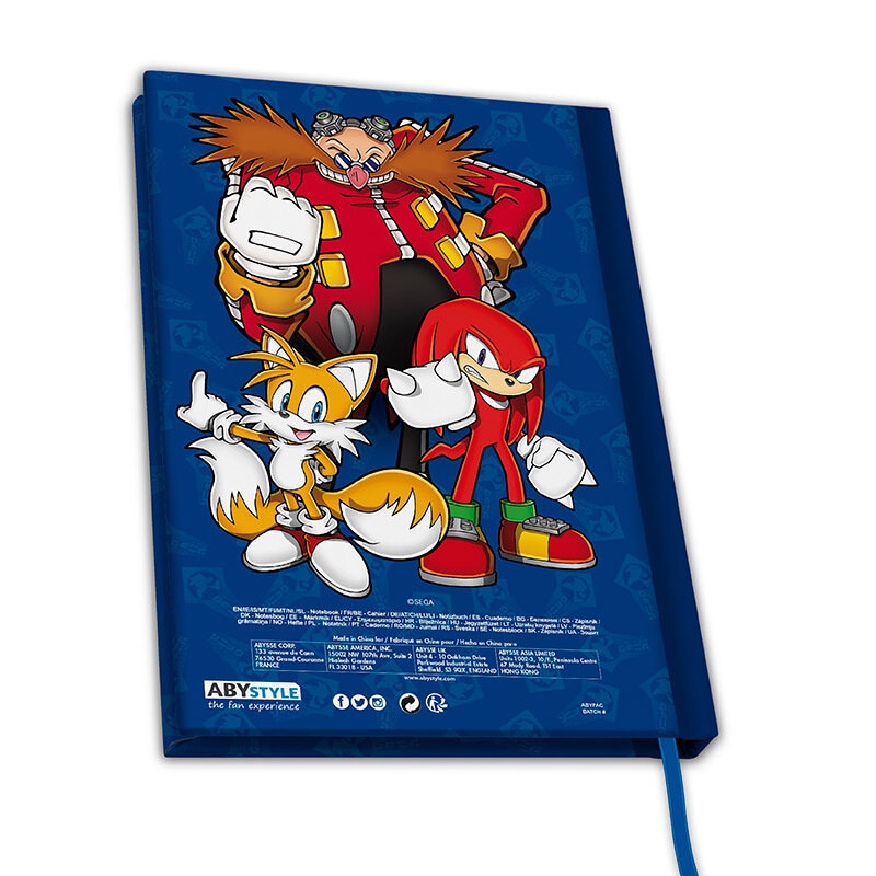 Sonic the Hedgehog - Notitieboekje A5 Sonic