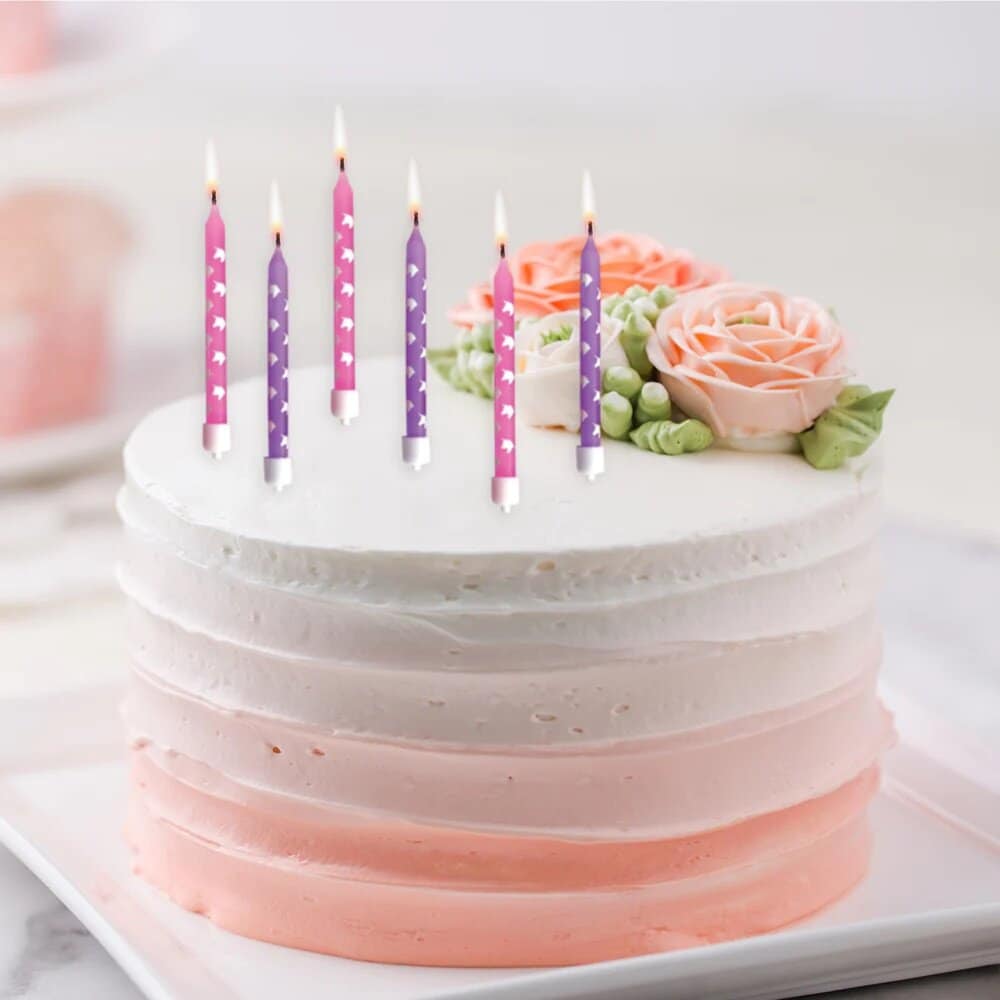 Unicorn Sparkle - Taartkaarsjes 12 stuks
