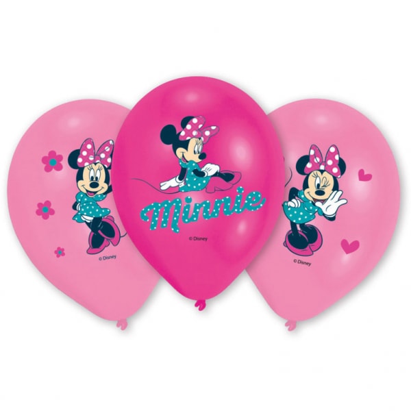 Minnie Mouse - Ballonnen 6 stuks