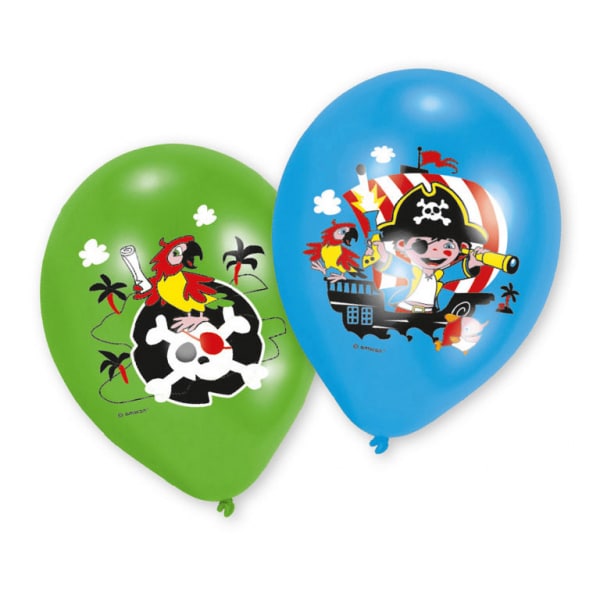 Kids Pirate - Ballonnen 6 stuks