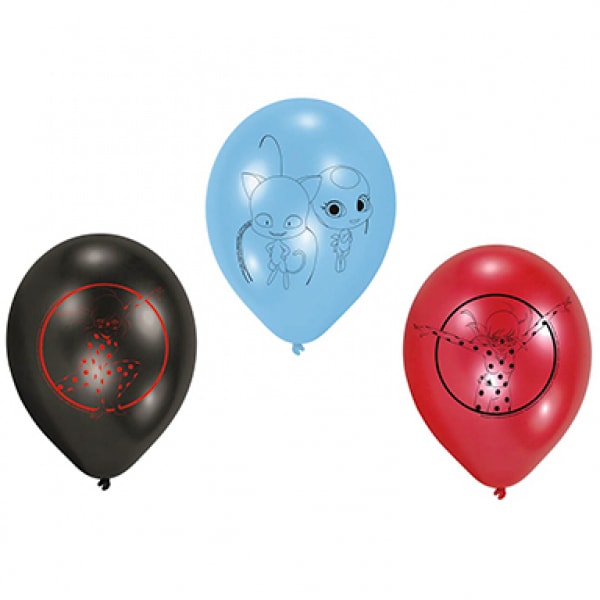 Miraculous Ladybug - Ballonnen 6 stuks