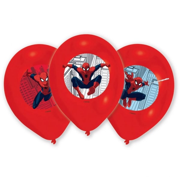 Spiderman - Ballonnen 6 stuks