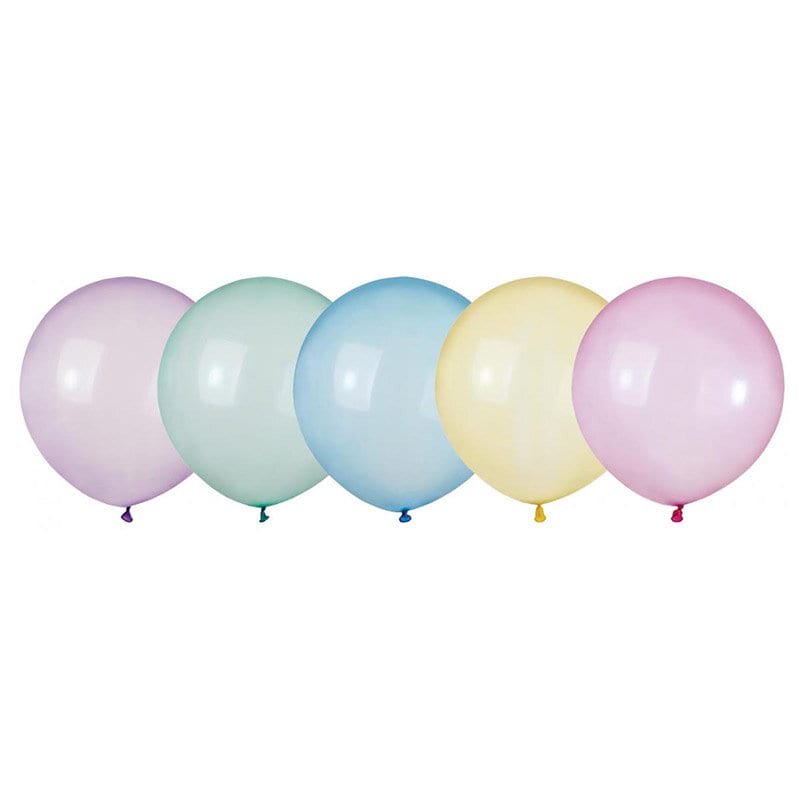 Ballonnen - Crystal Pastel Regenboog 48 cm 25 stuks