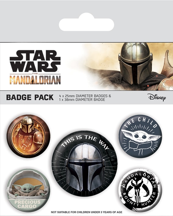 The Mandalorian - Buttons 5 stuks