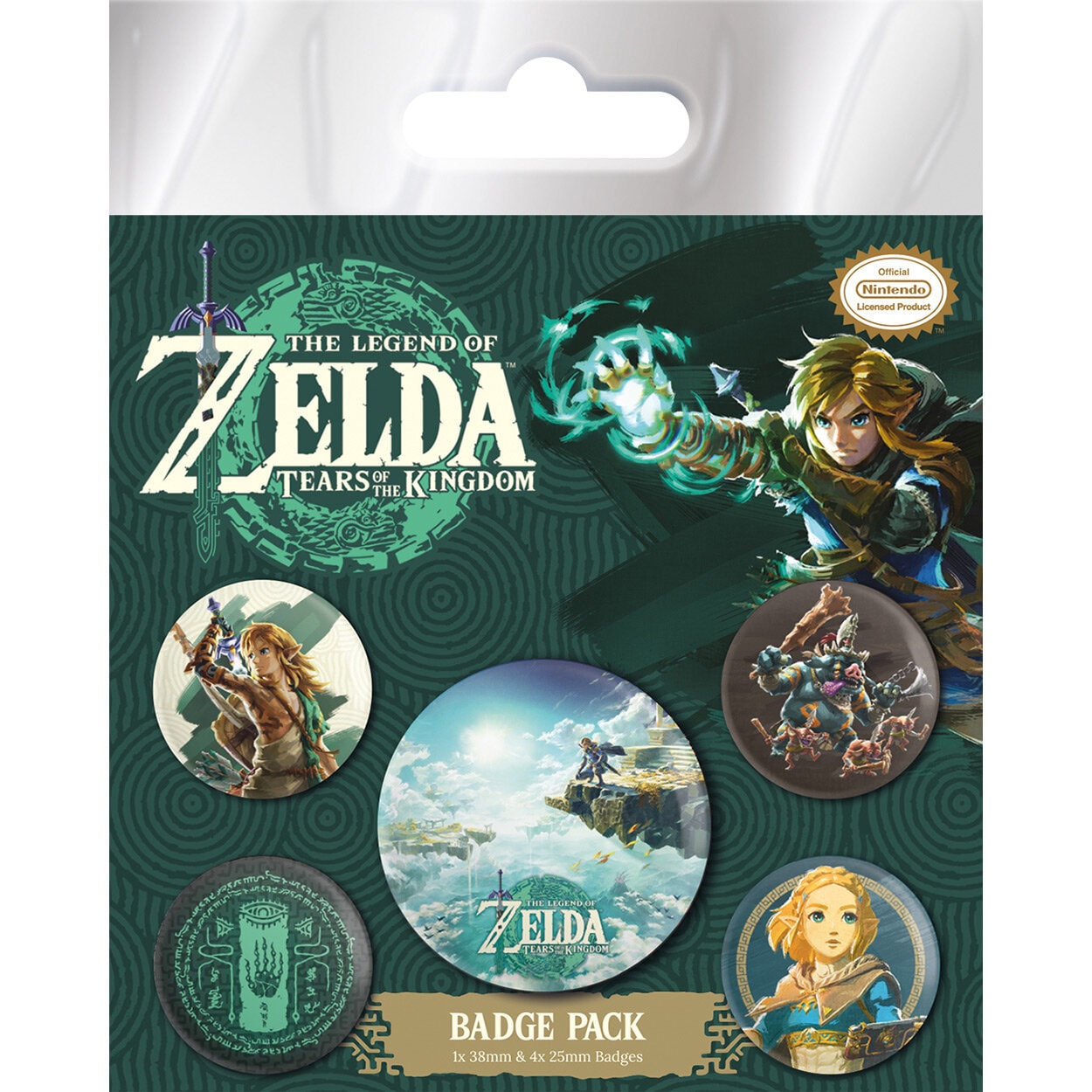 Zelda - Buttons Tears of the Kingdom 5 stuks