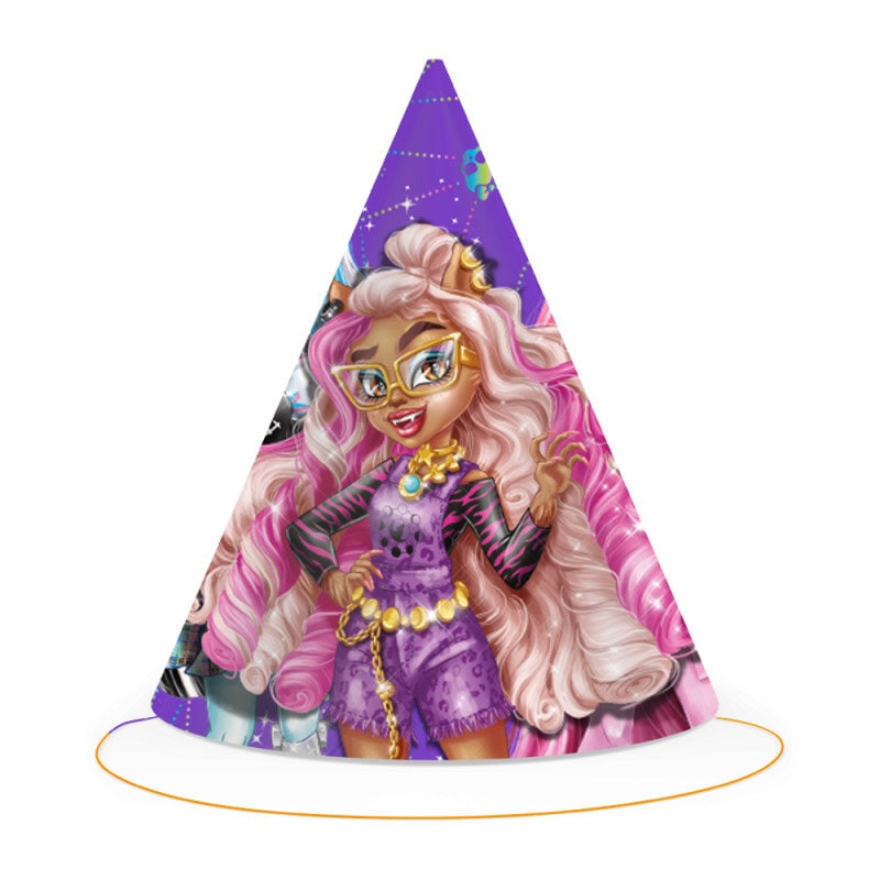 Monster High - Feesthoedjes 6 stuks