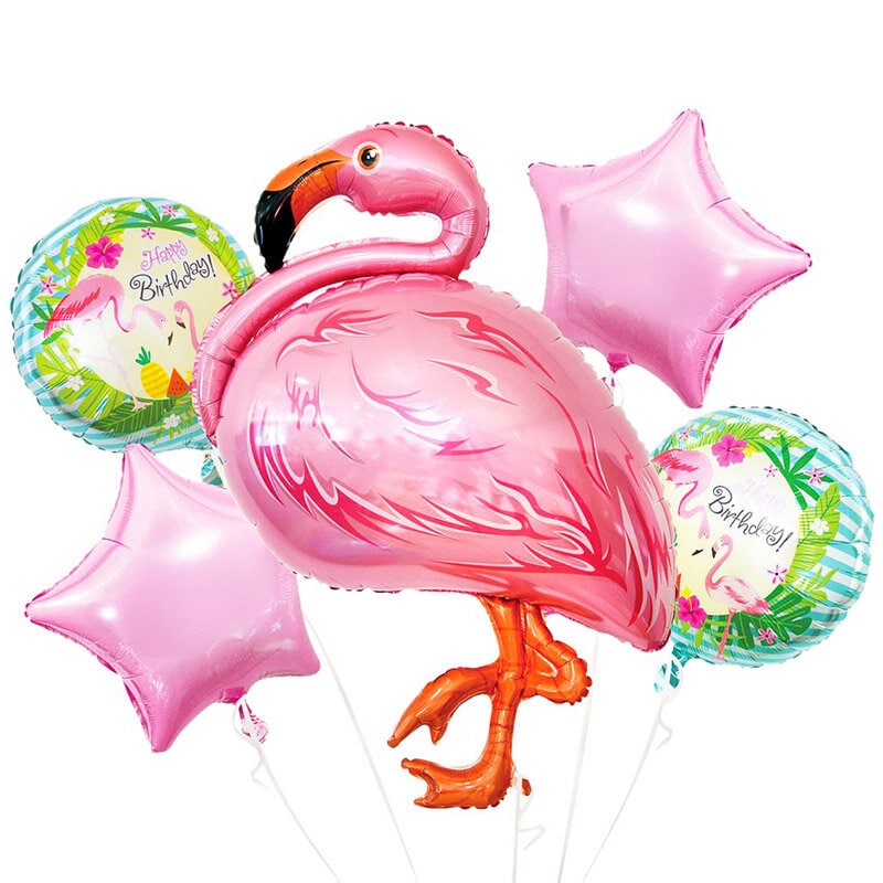 Ballonboeket - Flamingo