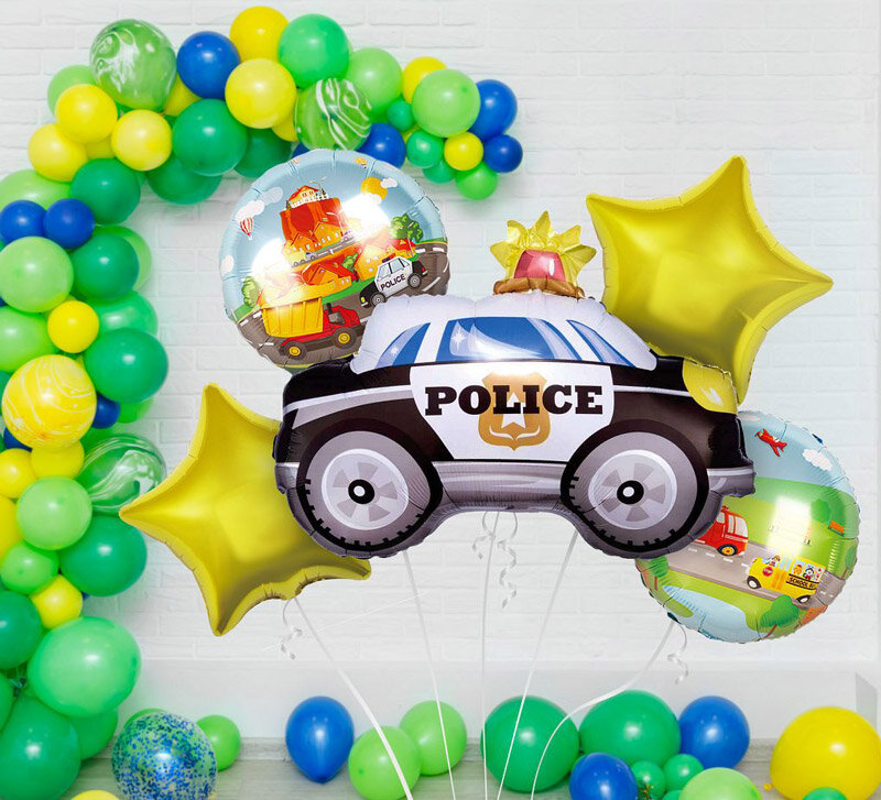 Ballonboeket - Politieauto