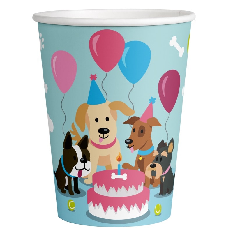Dog Party - Bekers 8 stuks