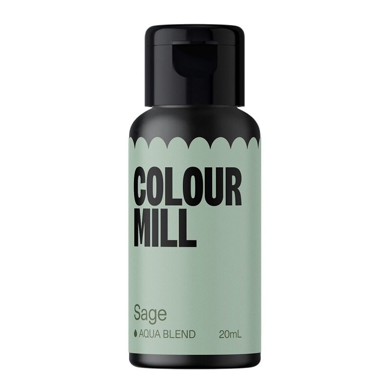 Colour Mill - Waterbasis eetbare kleurstof salie groen 20 ml