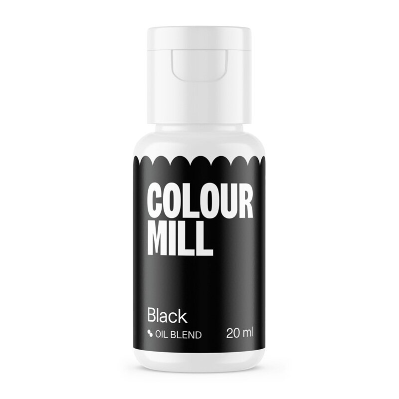 Colour Mill Oliegebaseerde eetbare kleurstof zwart 20 ml