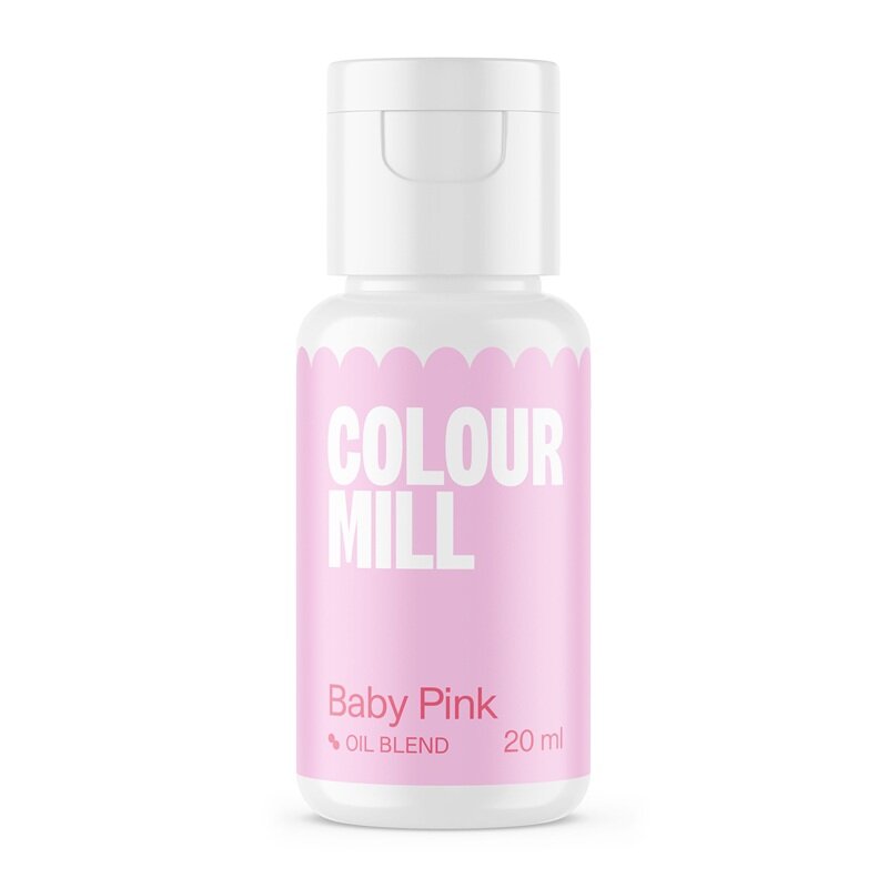 Colour Mill Oliegebaseerde eetbare kleurstof babyroze 20 ml