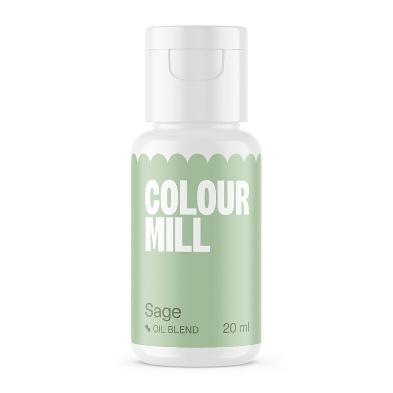 Colour Mill Oliegebaseerde eetbare kleurstof saliegroen 20 ml