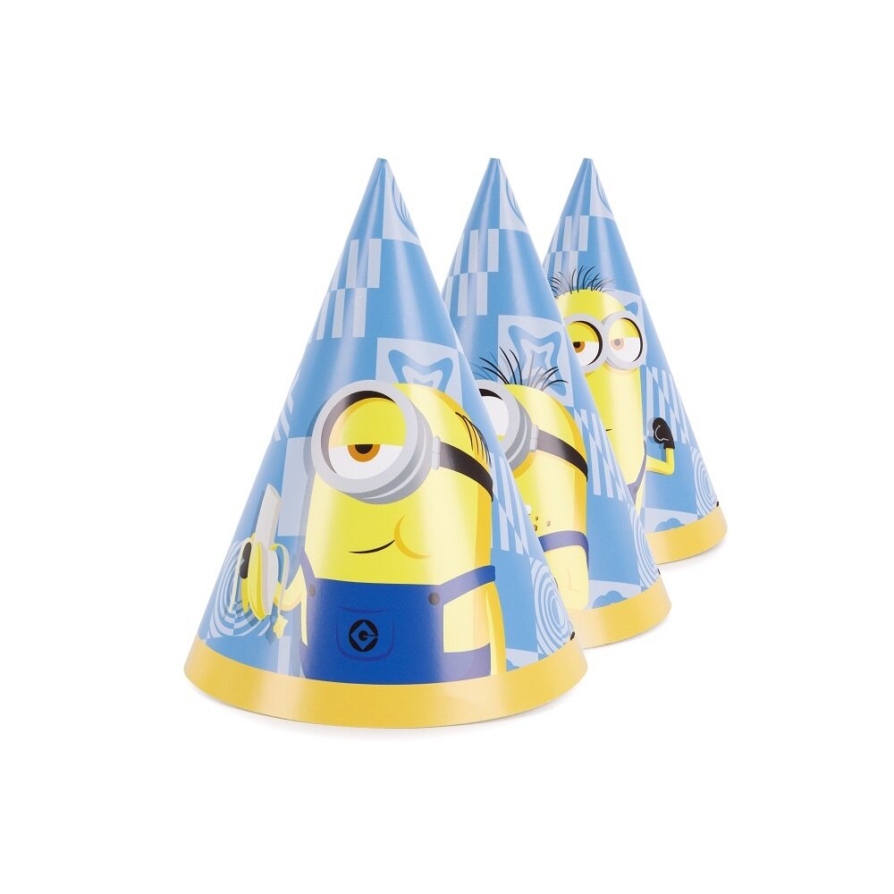 Minions Feesthoedjes 6 stuks