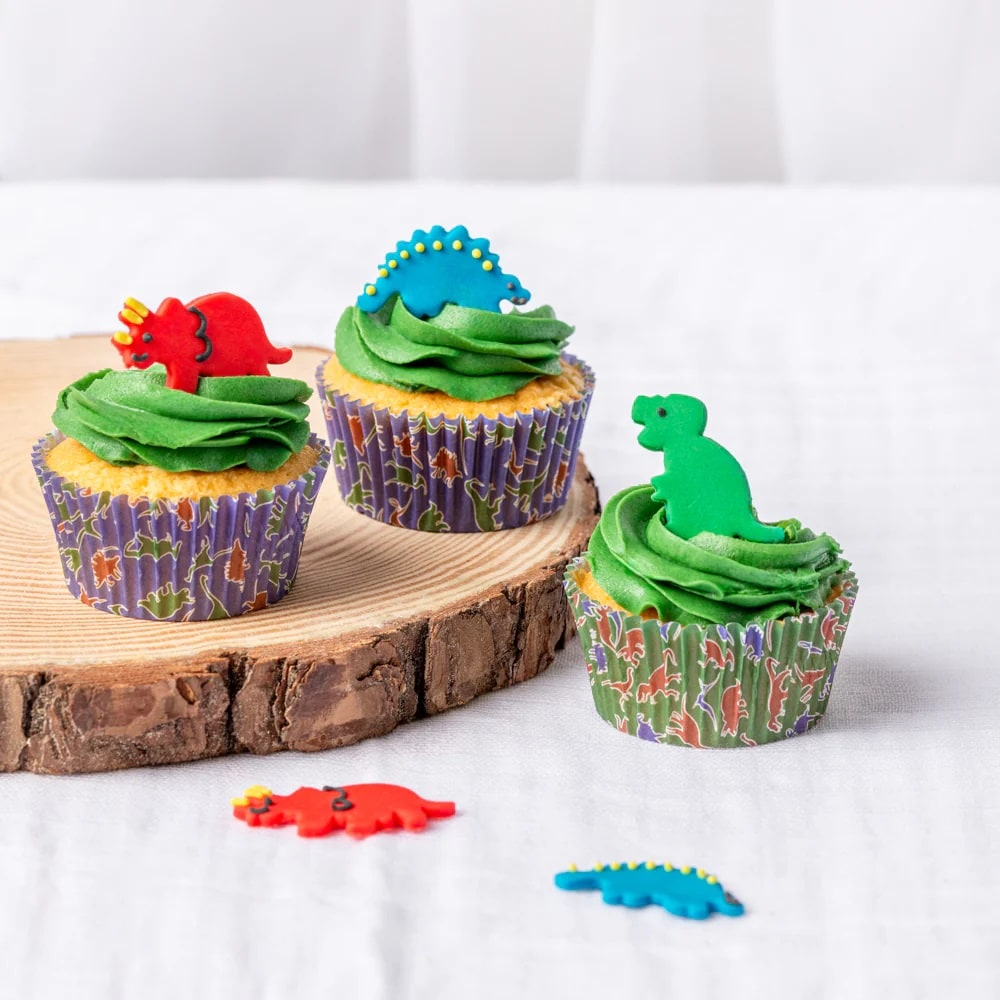 Muffinvormpjes - Dinosaurusmotief 75 stuks