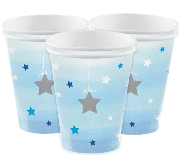 Twinkle Little Star Blauw - Bekers 8 stuks