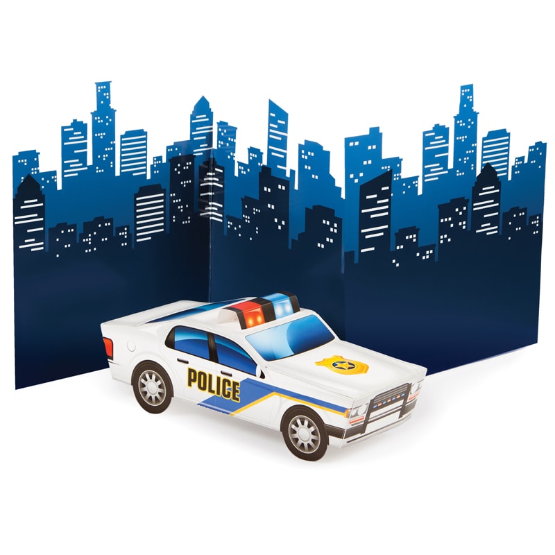Police Party - Tafeldecoratie 3D
