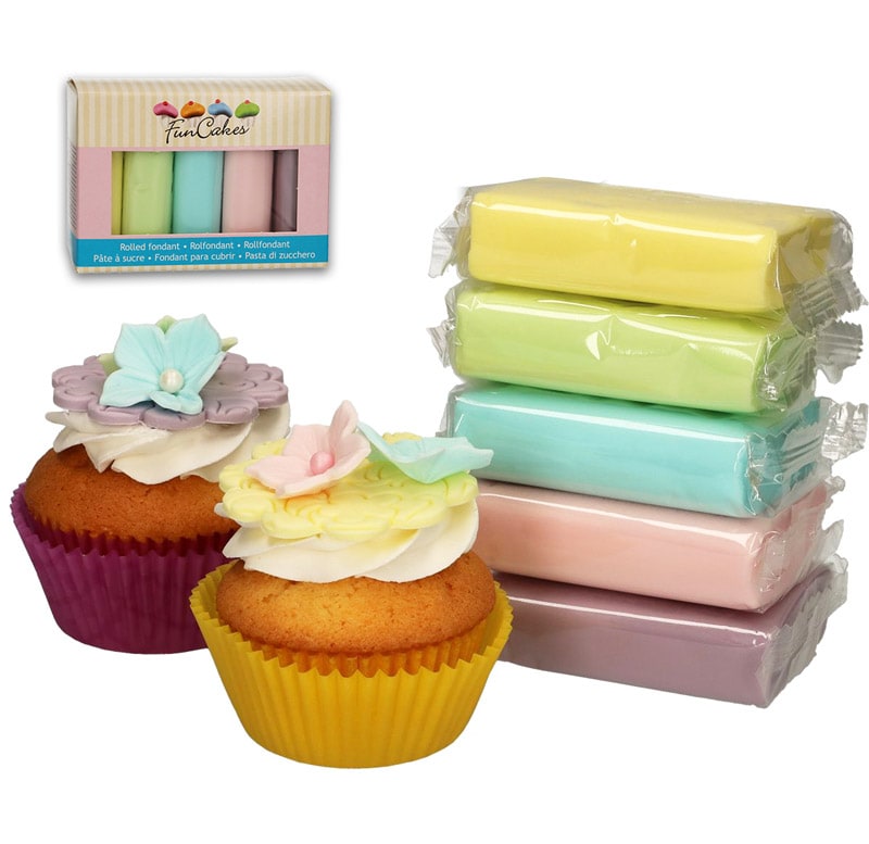 FunCakes - Rolfondant Mulitpack Pastel Colours 500 g