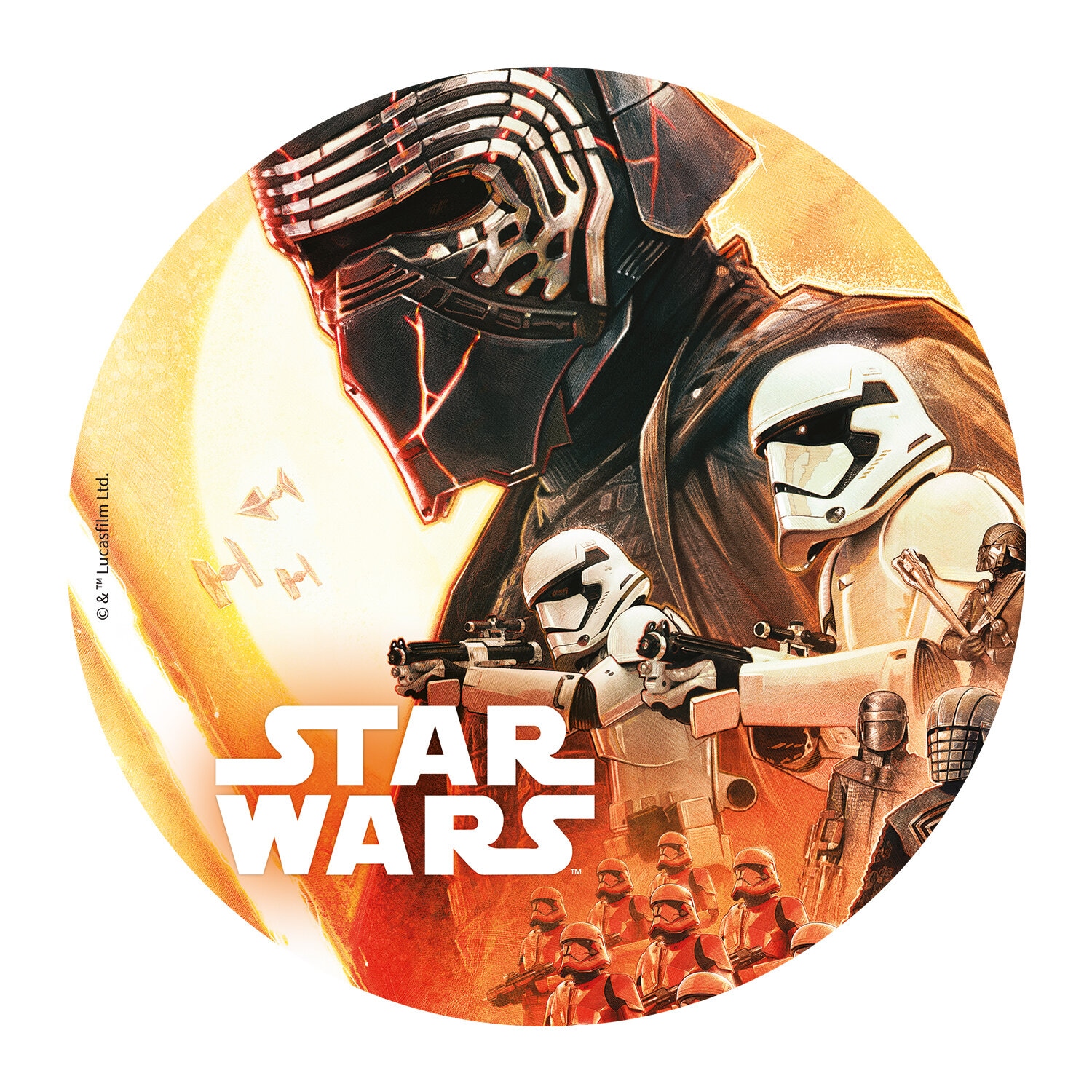 Taartprint Star Wars - Ouwel 20 cm