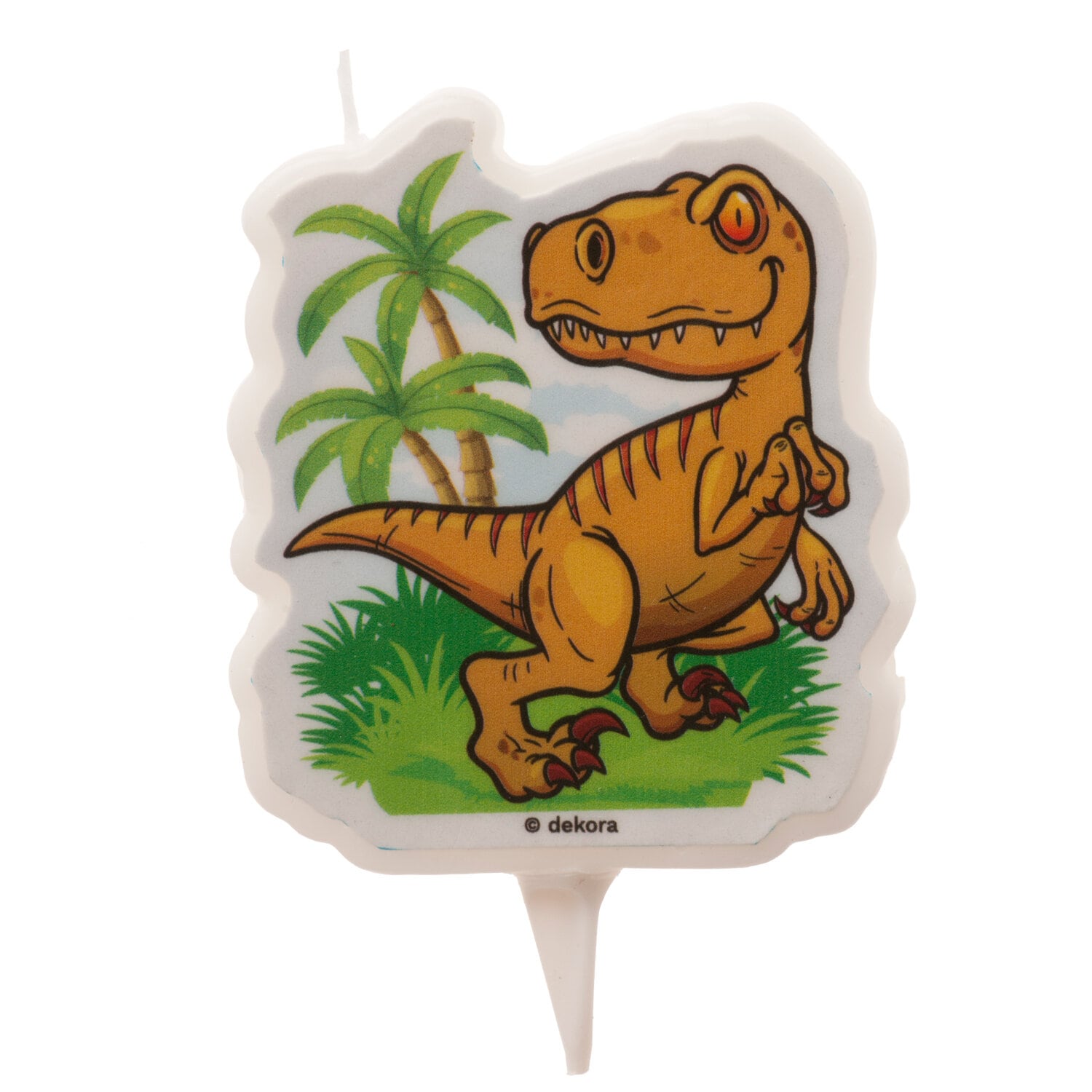 Dinosaurus Taartkaars 7,5 cm