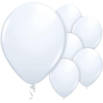 Ballonnen - Wit 10 stuks