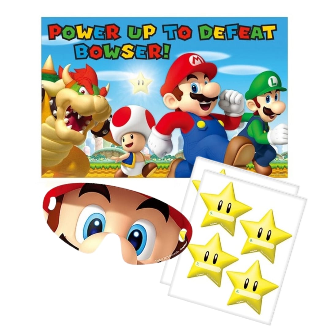 Super Mario - Verjaardag Spelletjes 2-8 spelers