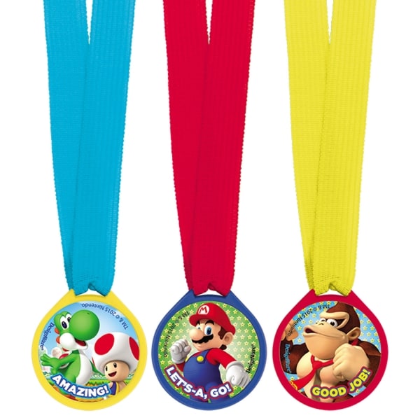 Super Mario - Medailles 12 stuks