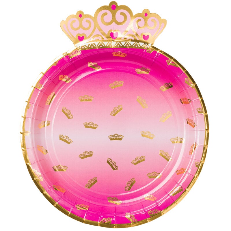 Prinsessenkroon - Bordjes 8 stuks