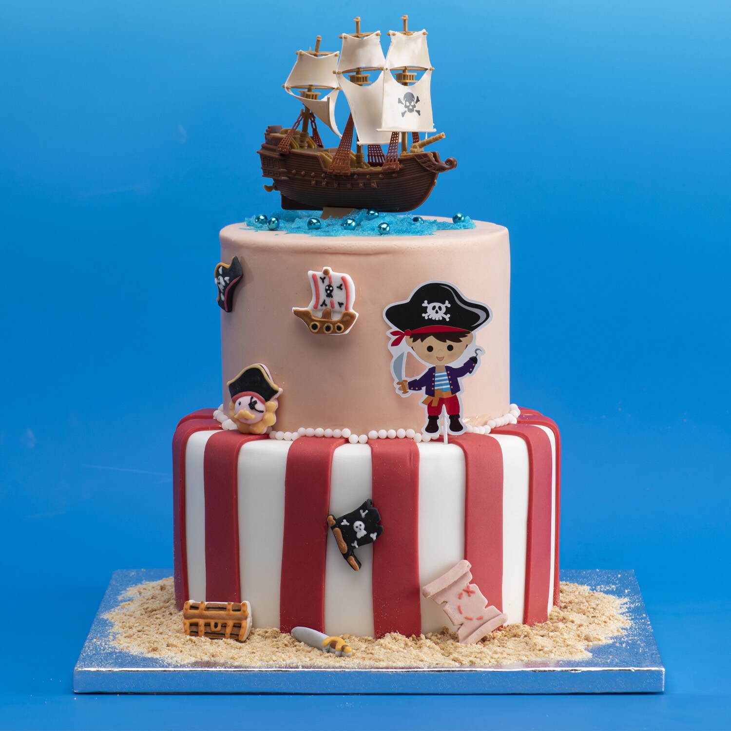 Taartdecoratie - Piratenschip