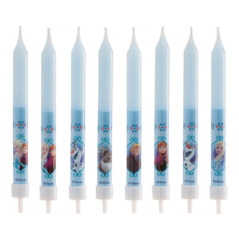 Frozen - Taartkaarsjes 8 stuks