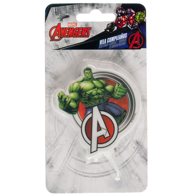 Taartkaars de Hulk 7 cm