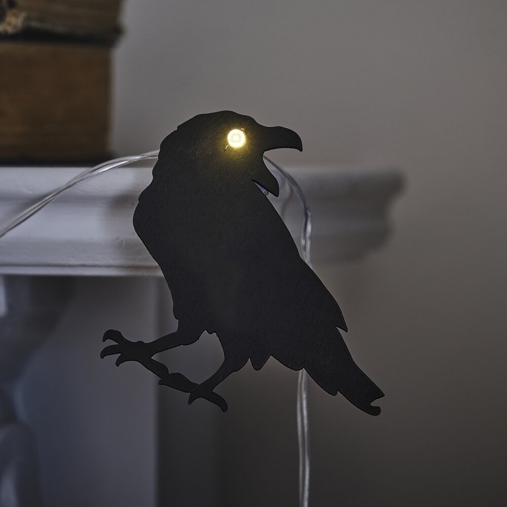 LED Lichtslinger - Zwarte raven 2 meter