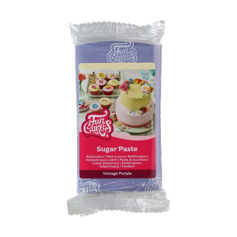 FunCakes - Fondant Vintage Paars 250 gram