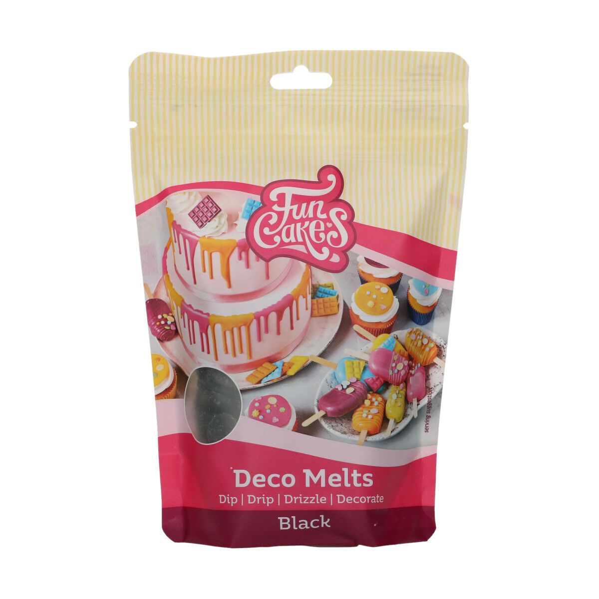 FunCakes - Deco Melts Zwart 250 g