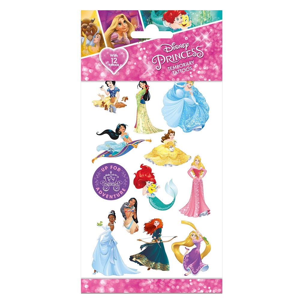 Disney Prinsessen - Neptattoos voor kinderen 12 stuks