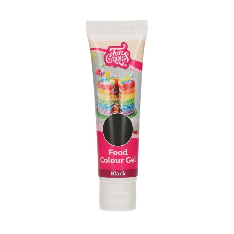 FunCakes Kleurstof Gel Zwart 30 gram