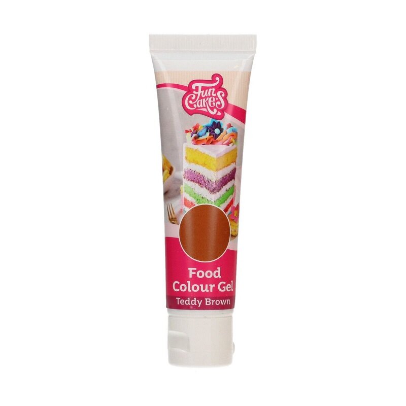 FunCakes Kleurstof Gel Teddy Brown 30 gram