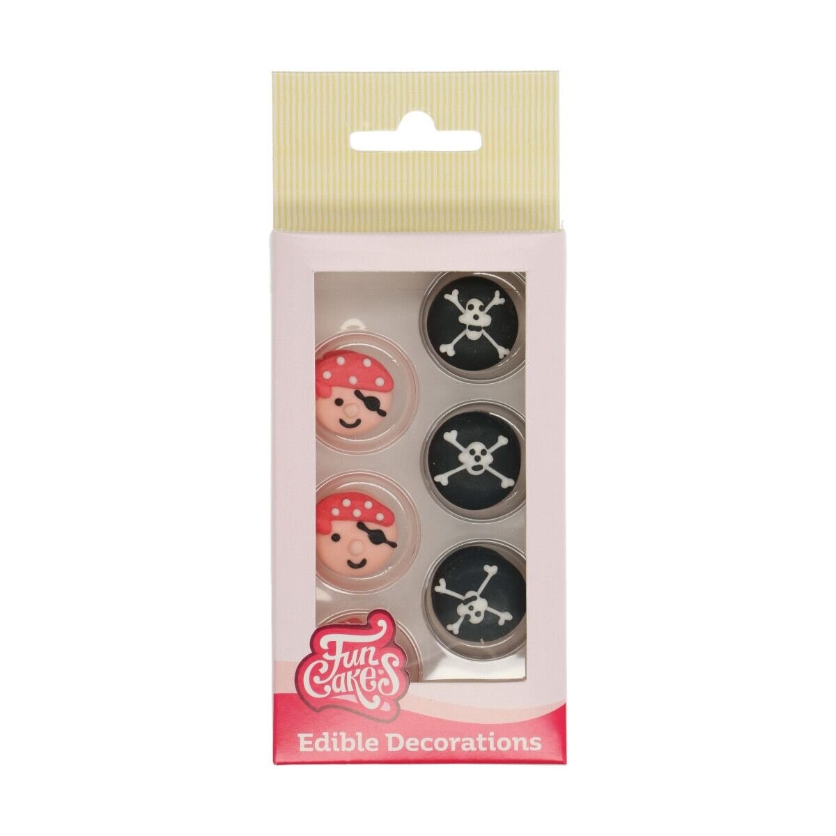 FunCakes - Suikerdecoraties Piraat 12 stuks