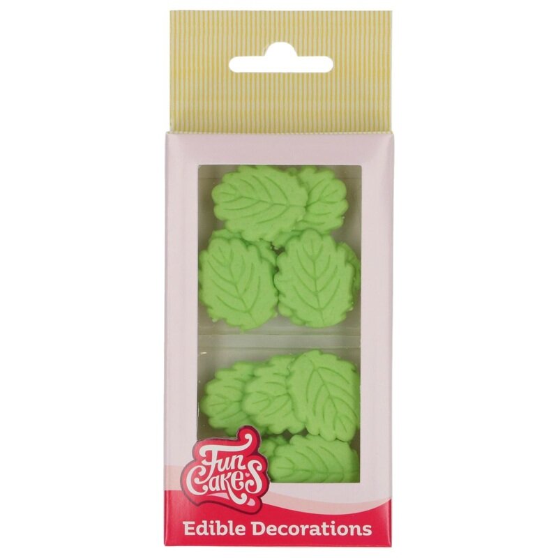 FunCakes - Suikerdecoratie Blaadjes 12 stuks