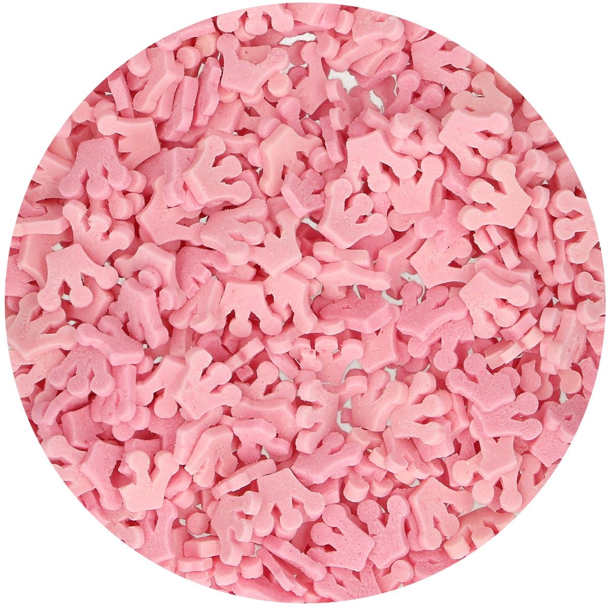 FunCakes - Strooisel Kroontjes Roze 45 g