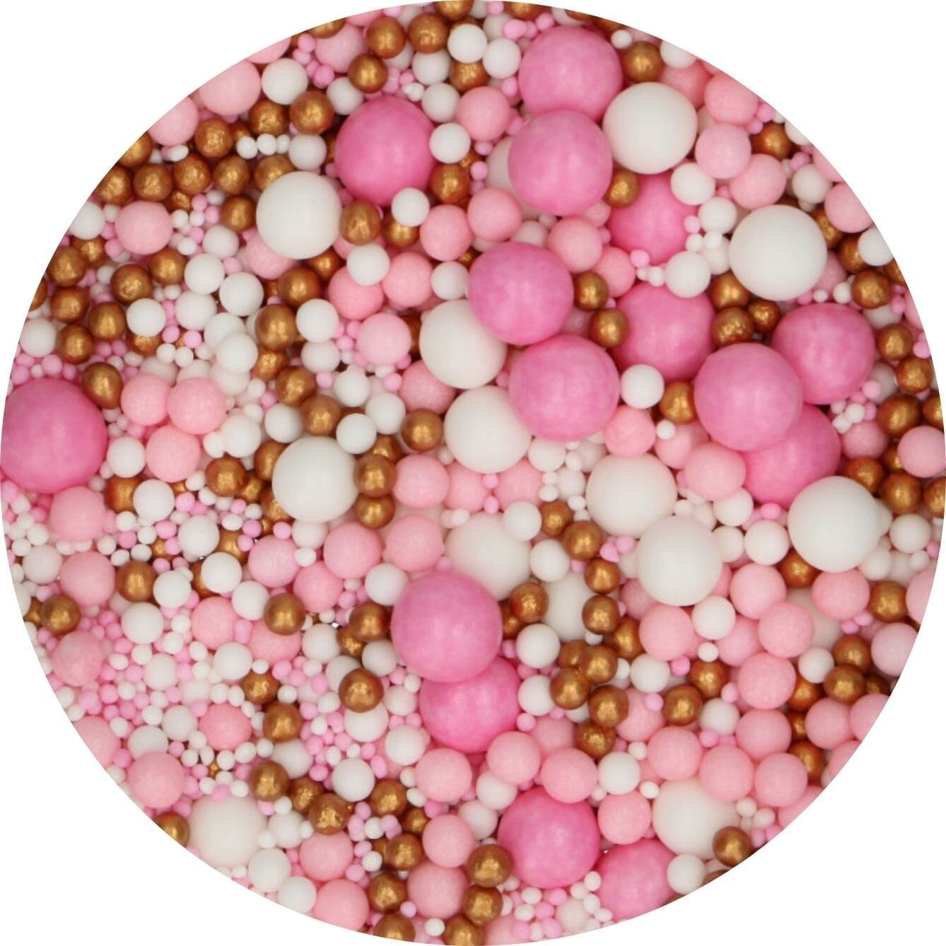FunCakes Soft Pearls Roze Mix 80 gram