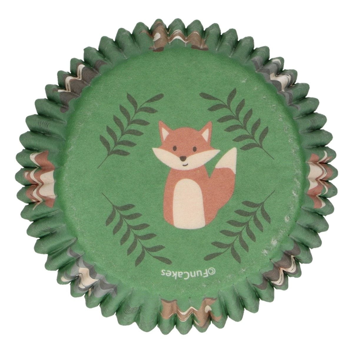 FunCakes - Muffinvormpjes Woodland Animals 48 stuks