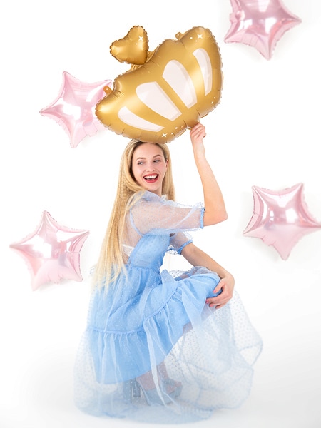 Folieballon Goudenkroon 62 cm