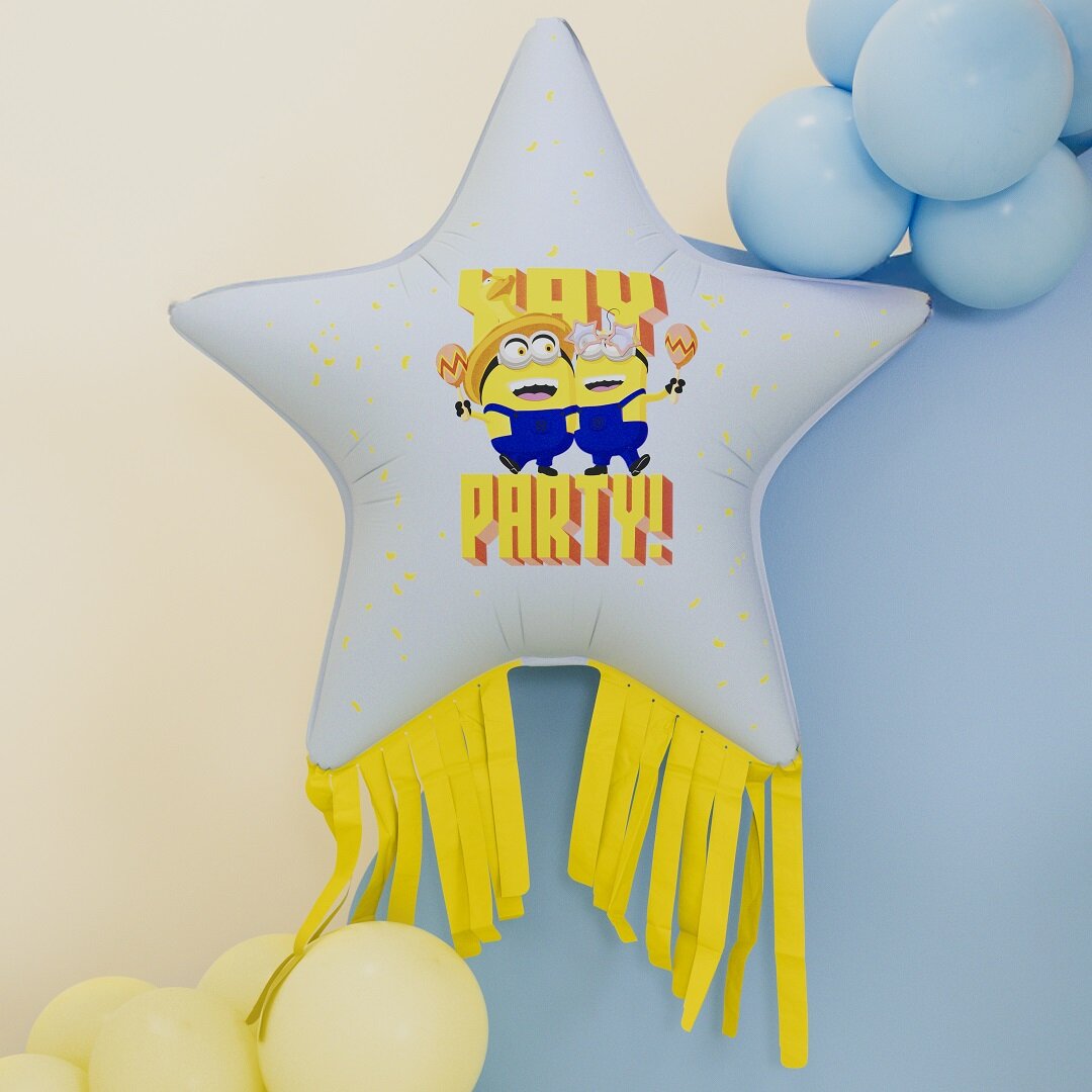 Minions Stervormige Folieballon 72 cm