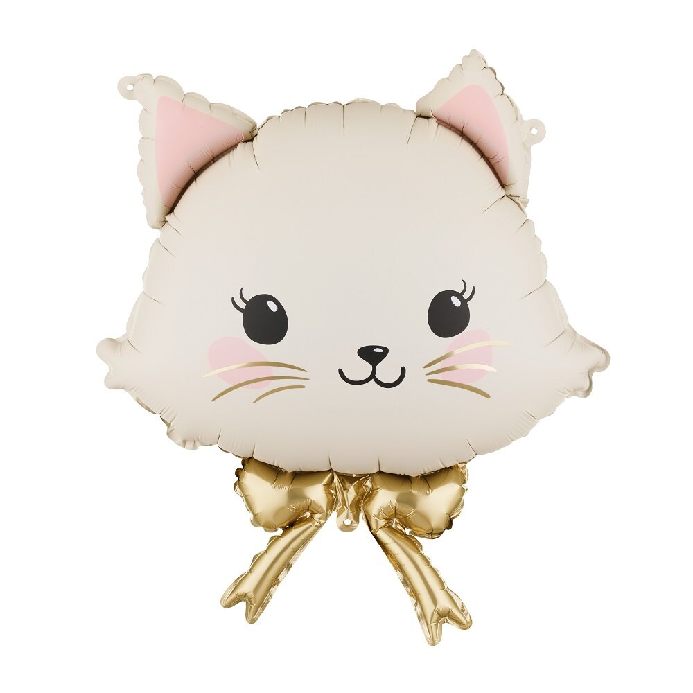 Folieballon Kattengesicht 60 cm