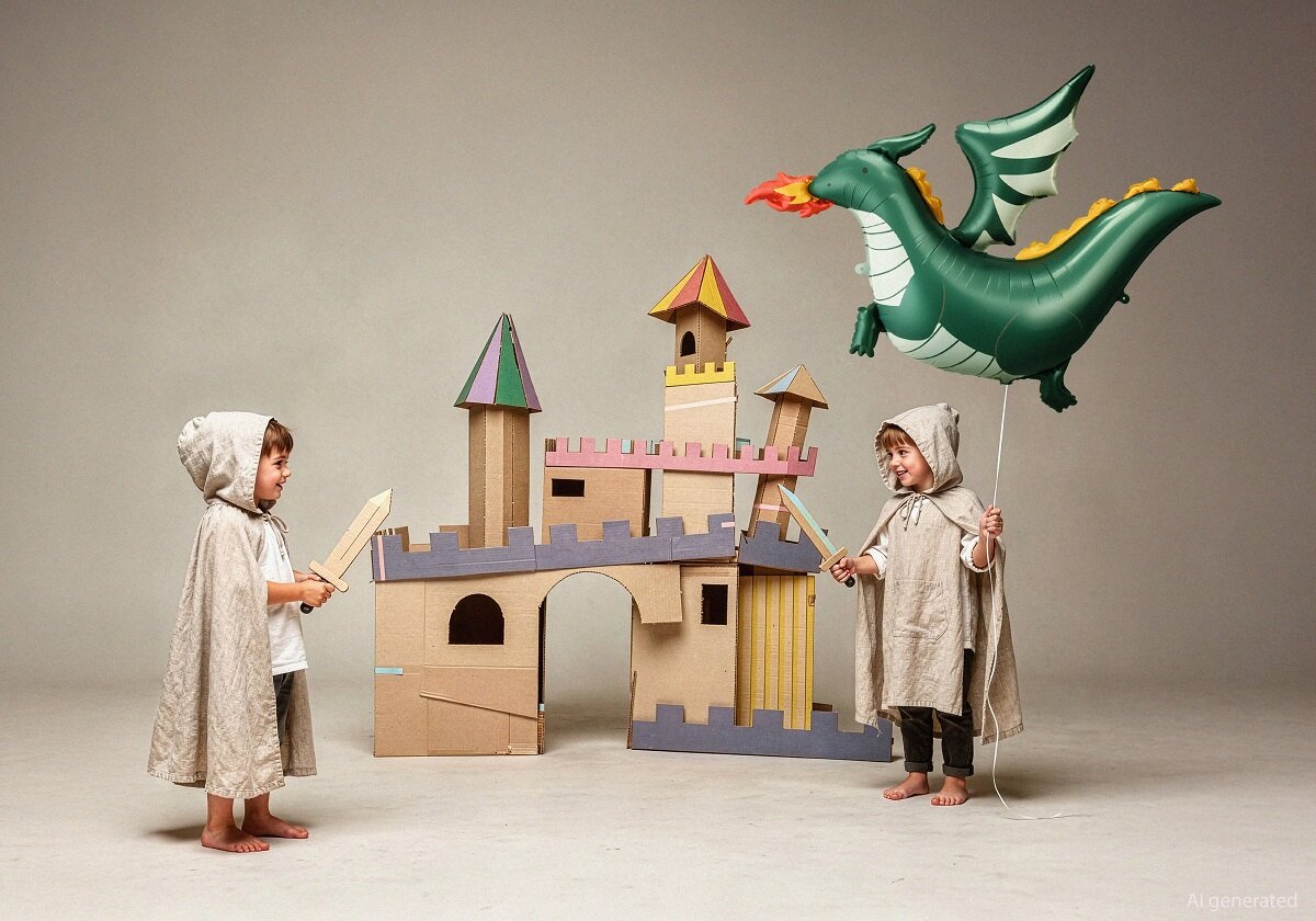 Folieballon Draak 120 cm