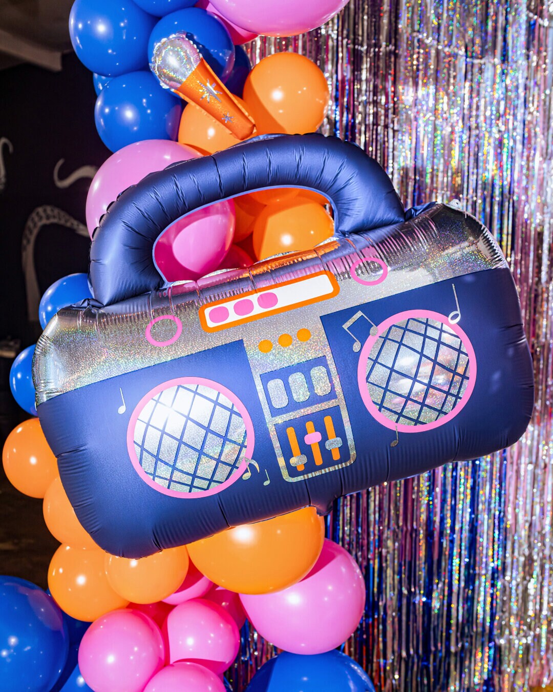 Folieballon Disco Boombox 98 cm