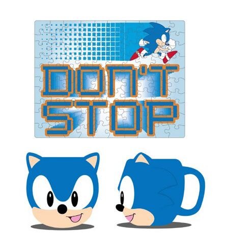Sonic the Hedgehog - Cadeauset met puzzel en porseleinen mok