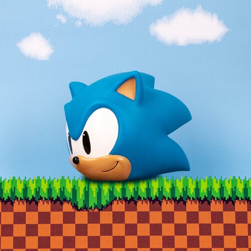 Sonic the Hedgehog - Lamp Sonic's hoofd 12 cm